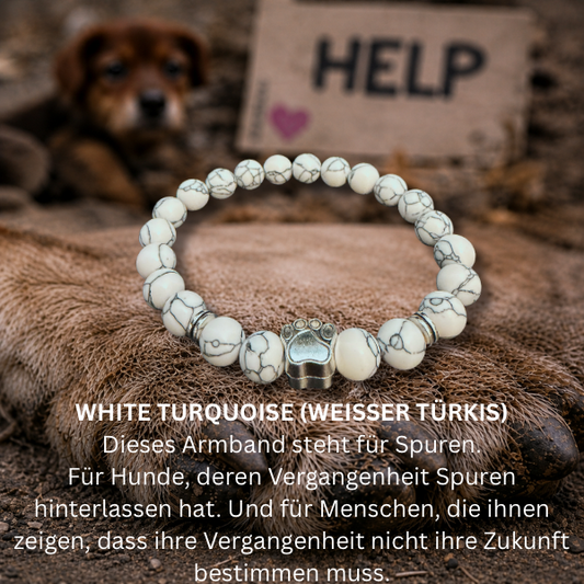 #SPUREN HUNDEPFOTE ARMBAND - 2 Größen
