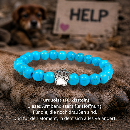 #HOFFNUNG HUNDEPFOTE ARMBAND
