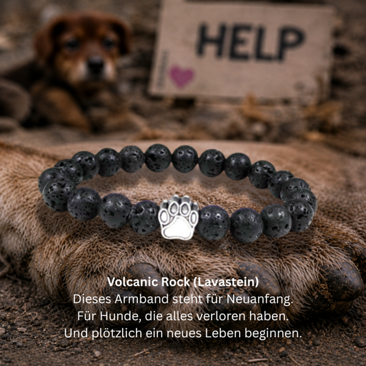 #NEUANFANG HUNDEPFOTE ARMBAND