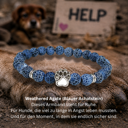 #RUHE HUNDEPFOTE ARMBAND