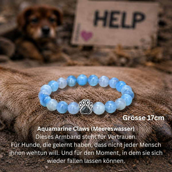 #VERTRAUEN HUNDEPFOTE ARMBAND - KINDER