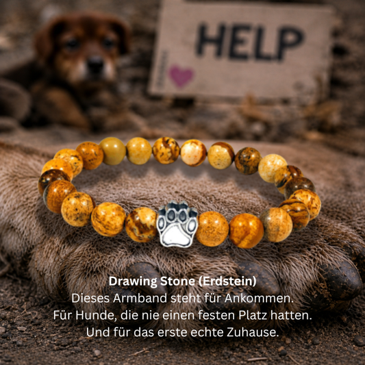 #ANKOMMEN HUNDEPFOTE ARMBAND