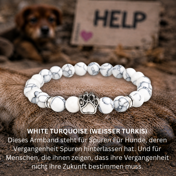 #SPUREN HUNDEPFOTE ARMBAND - 2 Größen