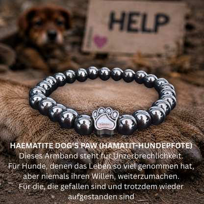 #UNZERBRECHLICHKEIT HUNDEPFOTE ARMBAND - 2 Größen